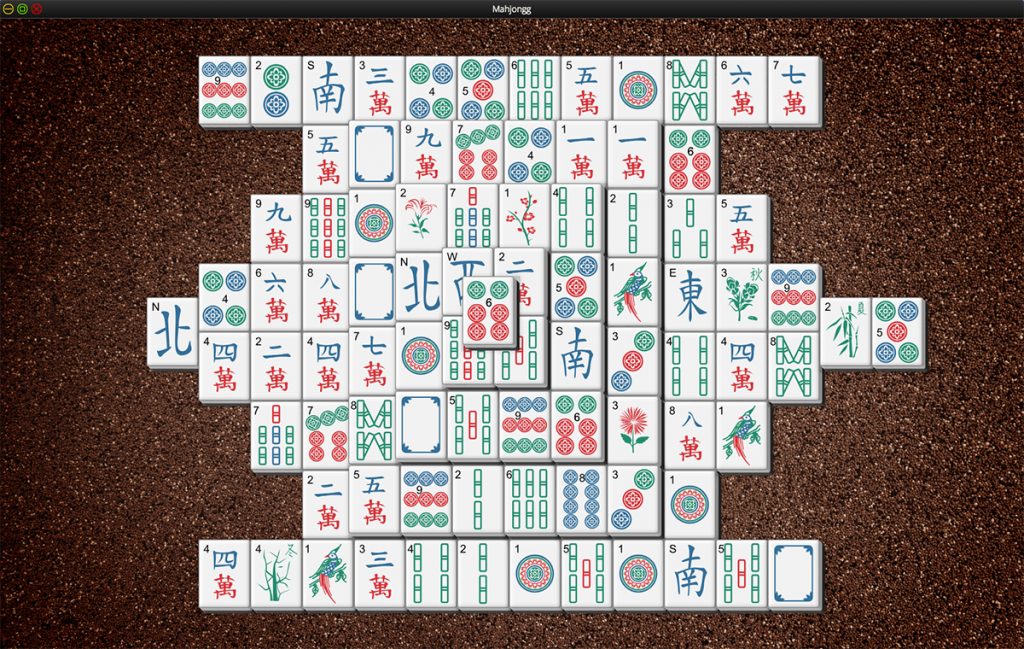 GouziGouza Mahjong Solitaire game: Turtle configuration