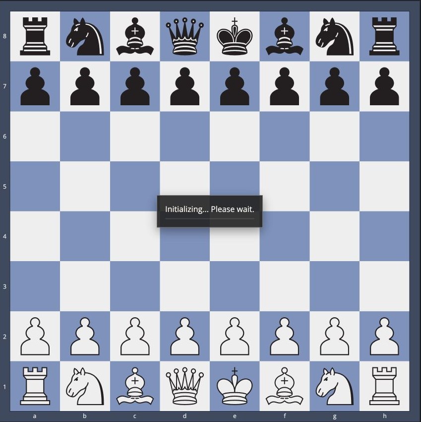 Chess board and move panel in GouziGouza